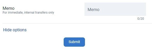 More options for transfers