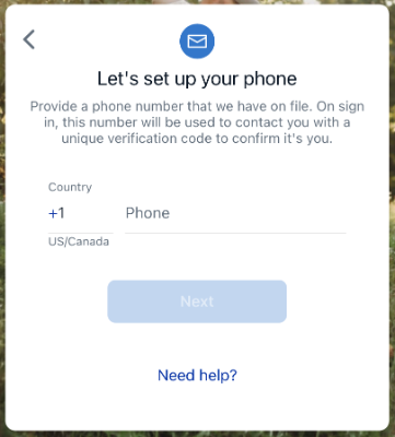 Setup phone mobile