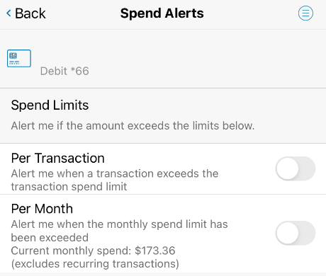 Spending Limits