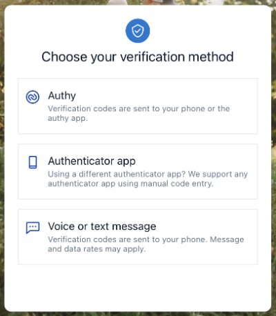 Verification Method Mobile