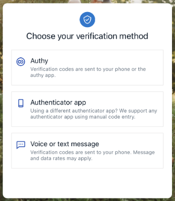 Verification Method Mobile