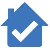 house with checkmark