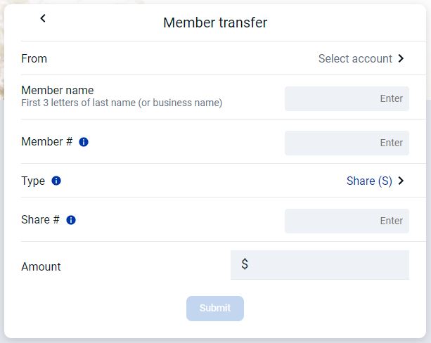 Member Transfer