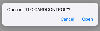 Open Card Control