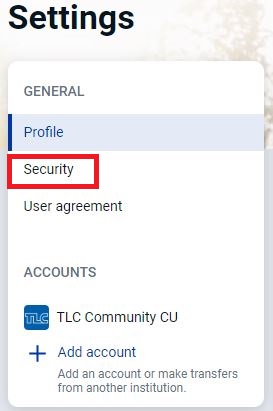 Security Settings