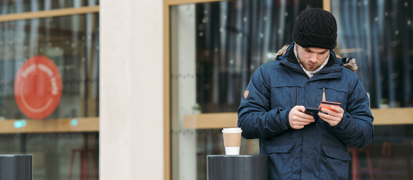 guy on phone