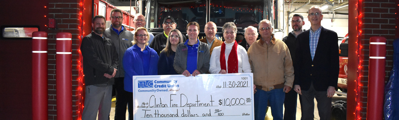 Clinton Fire Department Donation