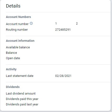 Account Details